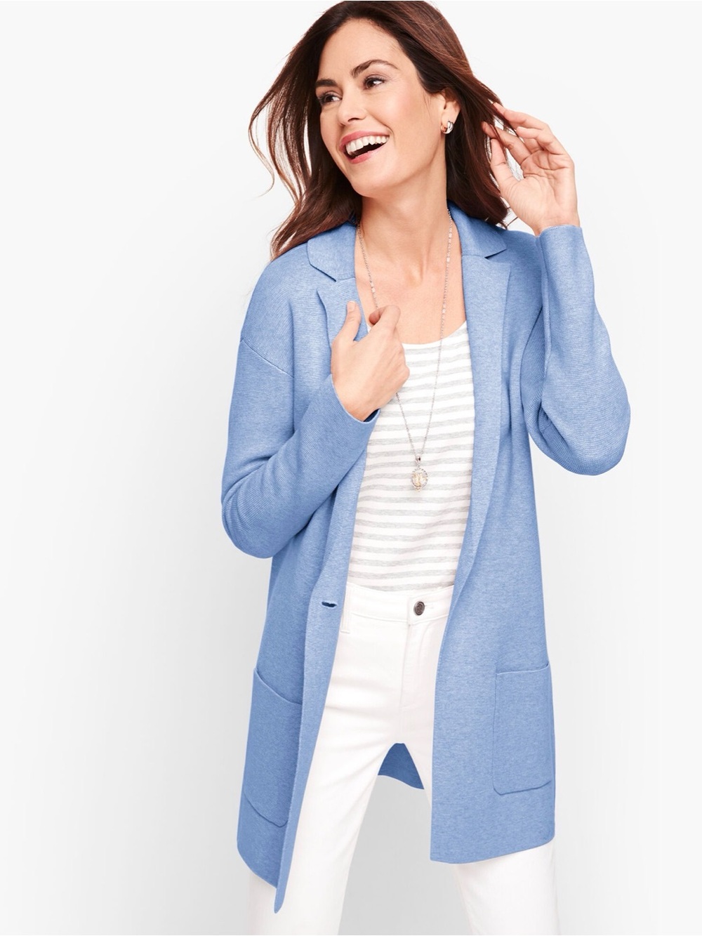 PATCH POCKET SWEATER BLAZER (S1)